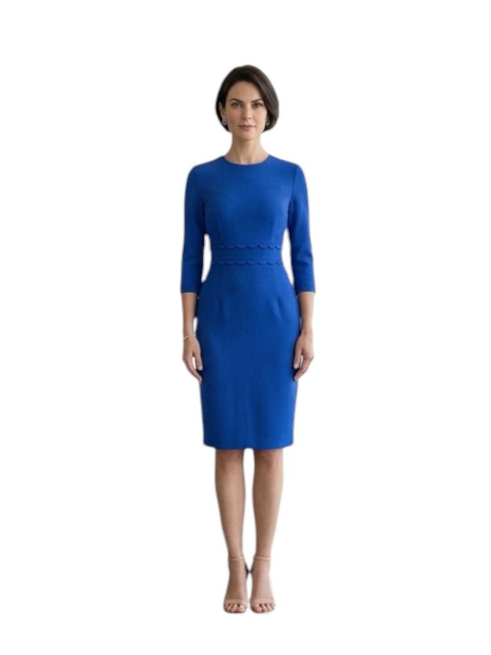 Banana Republic Cobalt Blue Midi Sheath Dress